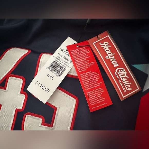 NWT 6XL Donovan Mitchell Headgear Classics Embroider Brewster Academy HS Jersey - Picture 5 of 8